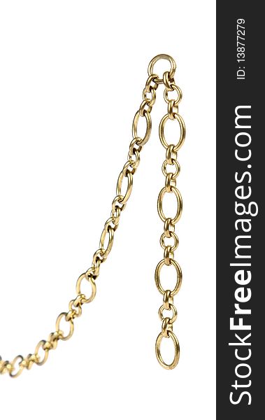 Chain on a white background