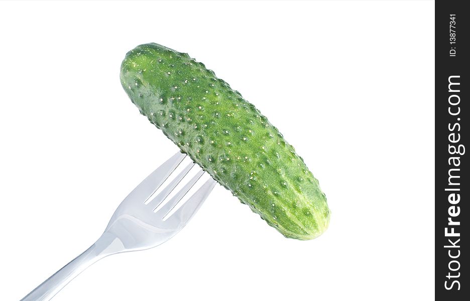 Cucumber On Fork