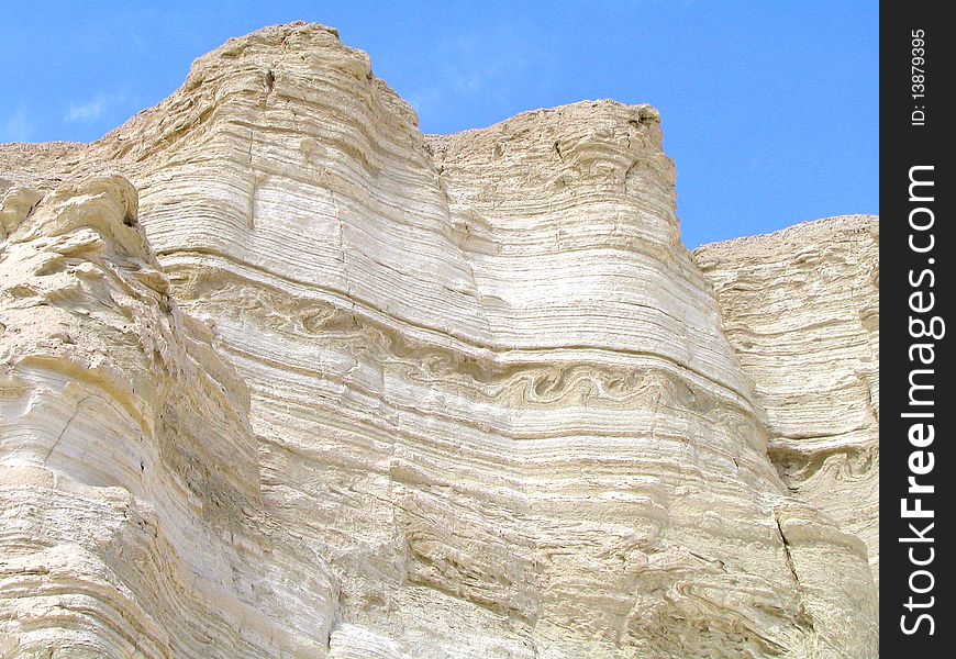 Nice and interesting Panting Cliff in the desert. Nice and interesting Panting Cliff in the desert