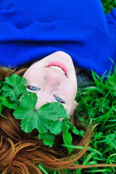 Rest In Grass Royalty Free Stock Photo Rest In Grass Royalty Free Stock Photo