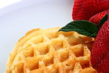 Wafers Strawberry Stock Photography Wafers Strawberry Stock Photography
