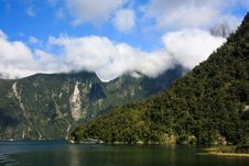 Milford Sound Landscape Royalty Free Stock Photography