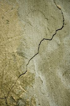 Crack On A Wall Stock Image