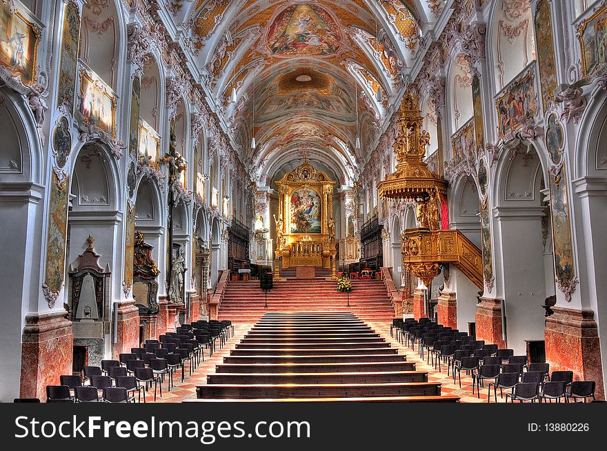 Der Dom St. Maria und St. Korbinian in Freising. Der Dom St. Maria und St. Korbinian in Freising