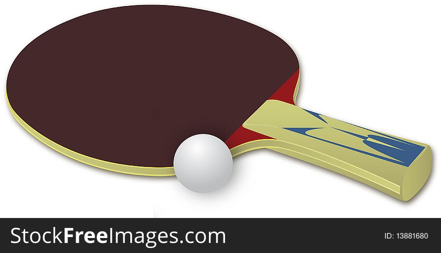 Ping Pong - Bat And Ball