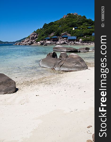 Sand Rock Nang-Yuan at the south of Thailand