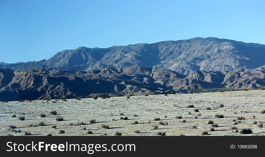 Desert Black Mountain in north America. Desert Black Mountain in north America.