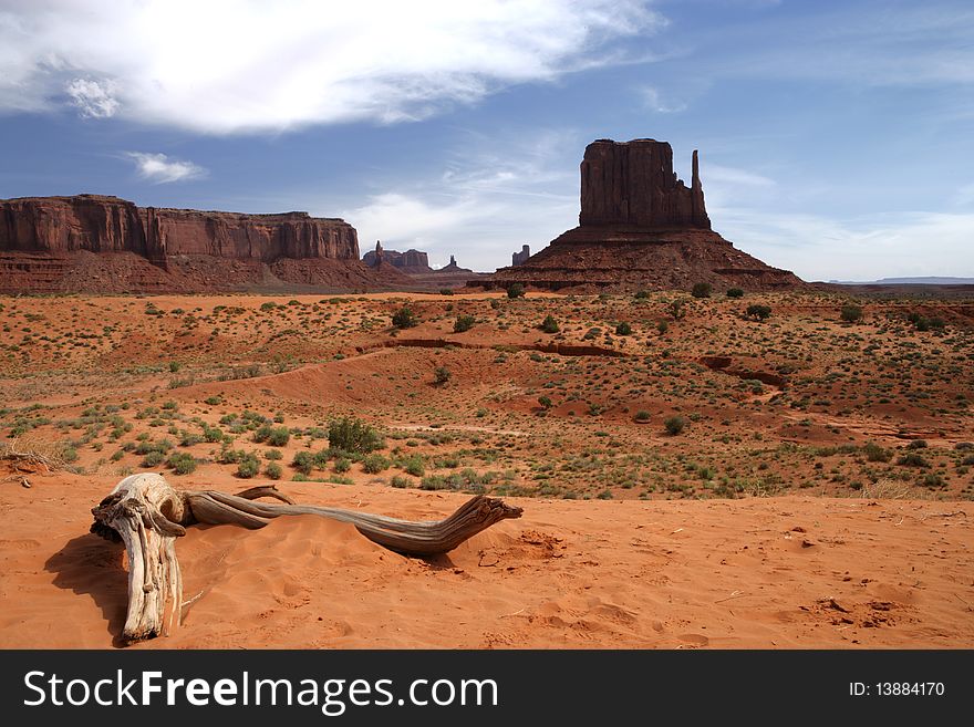 View of Monument Valley National Park