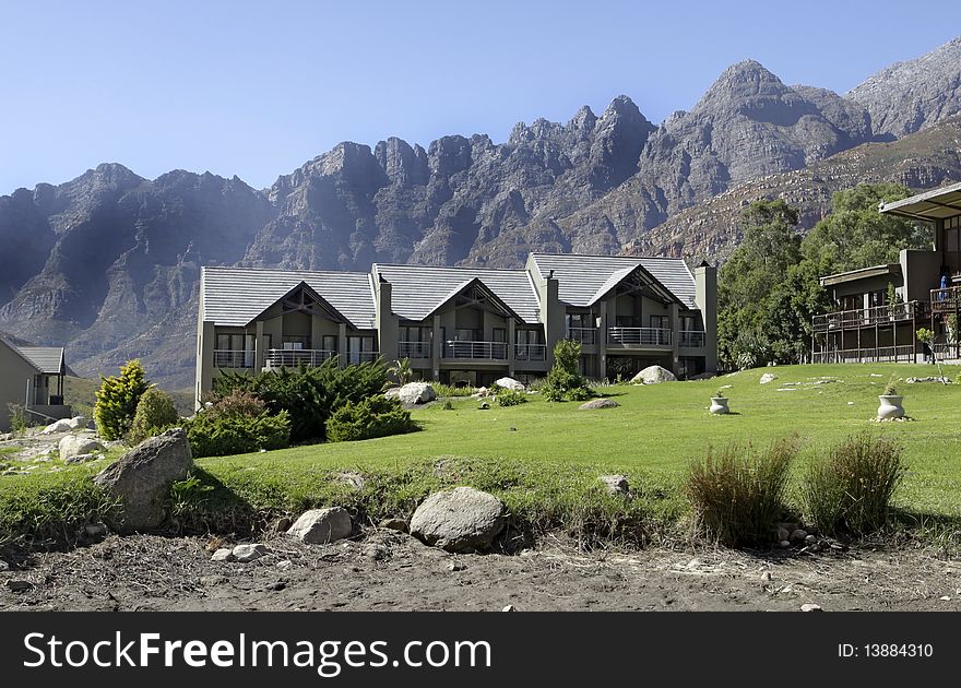 Chalets at Du Toitâ€™s Kloof Lodge in the Western Cape Province of South Africa, in the Drakenstein Mountains, near Worcester. Chalets at Du Toitâ€™s Kloof Lodge in the Western Cape Province of South Africa, in the Drakenstein Mountains, near Worcester.