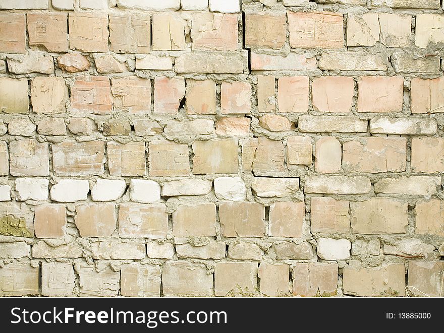 Old brick wall background texture