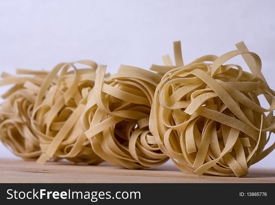 Ingredients for pasta, uncooked pasta. Ingredients for pasta, uncooked pasta