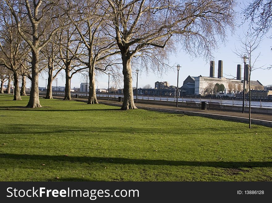 Park Near Greenwich In London