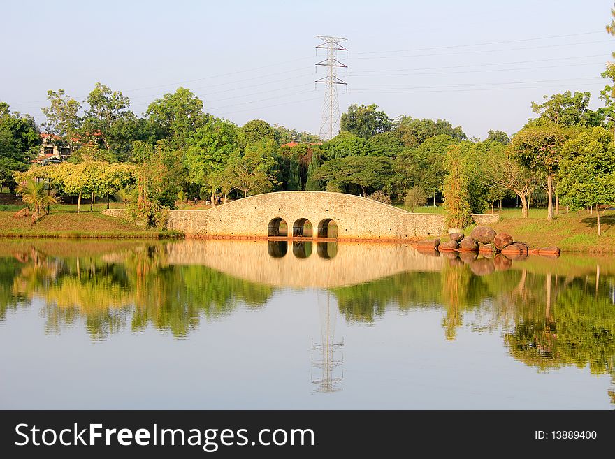 Bridge at the park near my home