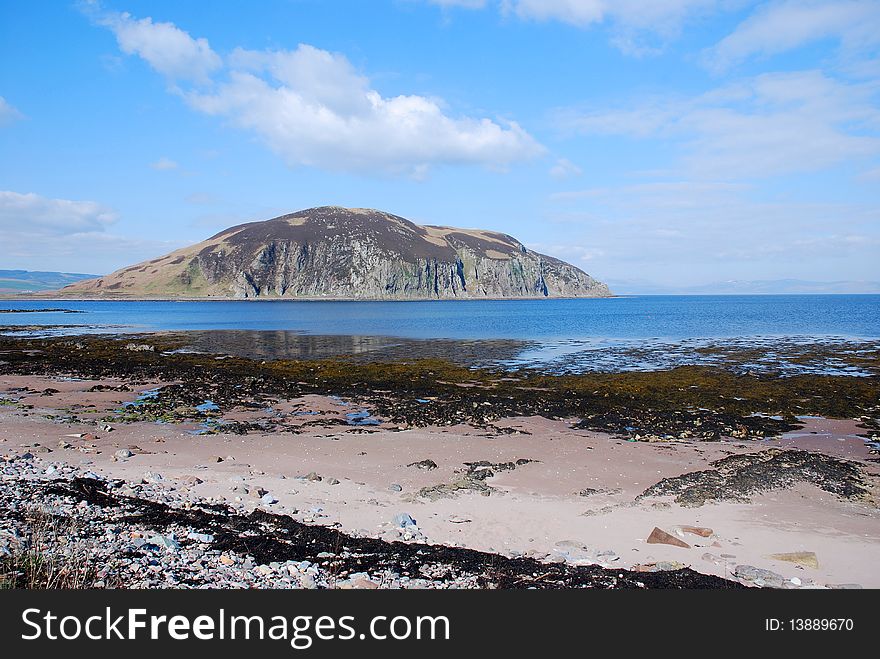 Rocky shoreline, Mull of Kintyre, on the western coast of Scotland. Rocky shoreline, Mull of Kintyre, on the western coast of Scotland.