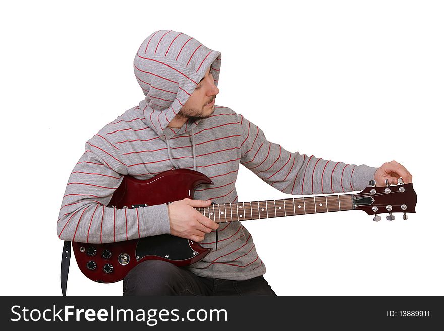 Young Man with guitar