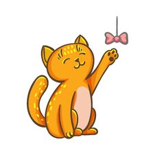 Vector Cat In Line Style. Cute Cat In Cartoon Style Isolated On White Background. Illustration For Kids Fashion, Funny Kitten In Royalty Free Stock Images Vector Cat In Line Style. Cute Cat In Cartoon Style Isolated On White Background. Illustration For Kids Fashion, Funny Kitten In Royalty Free Stock Images