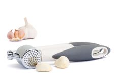 Garlic Press Isolated On White Royalty Free Stock Image Garlic Press Isolated On White Royalty Free Stock Image