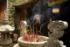 Incense Vase Royalty Free Stock Images
