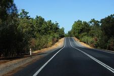 Road Passing Through The Bush Stock Photo Road Passing Through The Bush Stock Photo