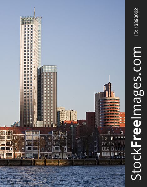 New apartment building in Rotterdam, the Netherlands. New apartment building in Rotterdam, the Netherlands