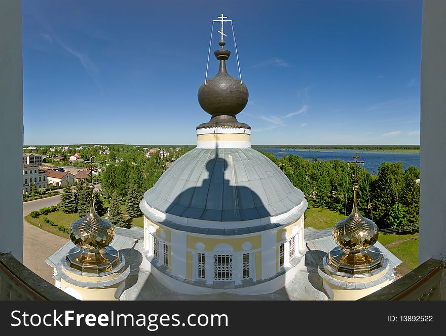 View from the bell tower on city