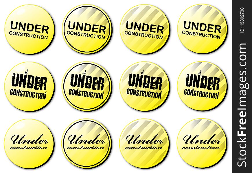 Under Construction Icon Set