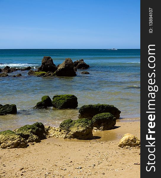 Summer time,praia da rocha beach,portugal-algarve