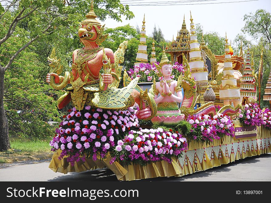 Monkey Saint in Ramayana Epic Parade