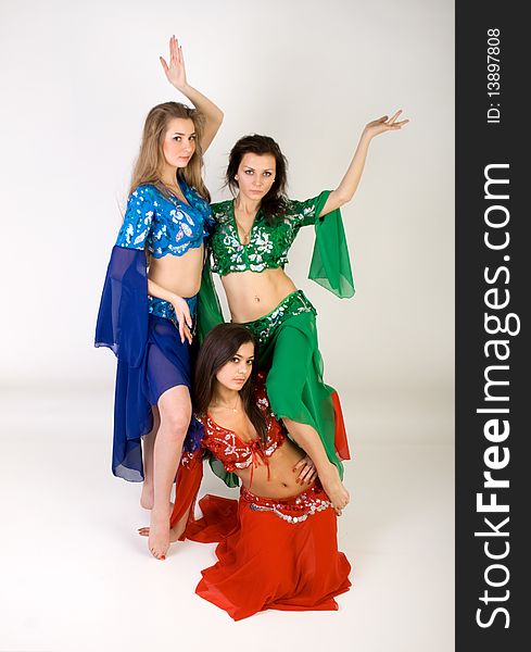 Three Girls Belly Dancing