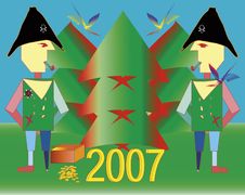 Happy New Year! Royalty Free Stock Photography Happy New Year! Royalty Free Stock Photography