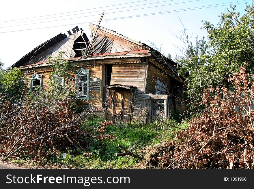 Abandoned and Ruinous Country House. Abandoned and Ruinous Country House