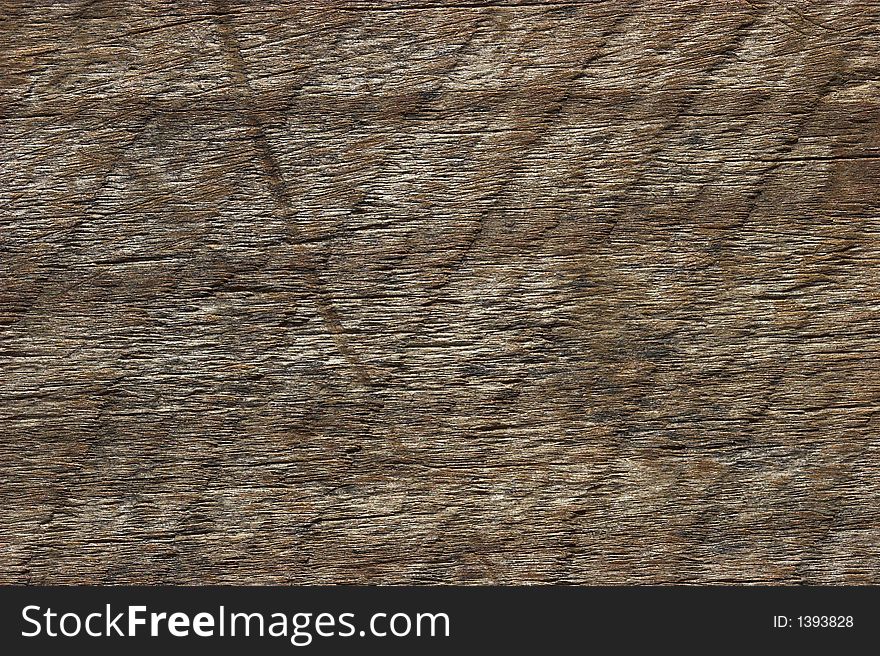 Nice grainy wood pattern on flat surface