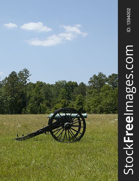 A view of the Civil War Battlefield at Chickamauga. A view of the Civil War Battlefield at Chickamauga