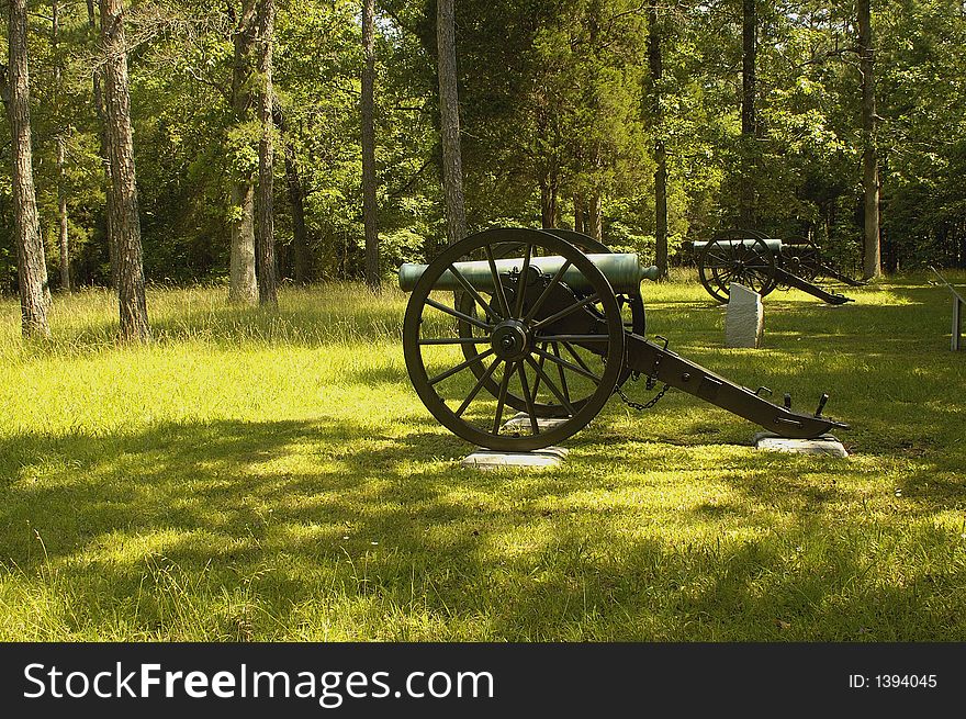 A view of the Civil War Battlefield at Chickamauga. A view of the Civil War Battlefield at Chickamauga