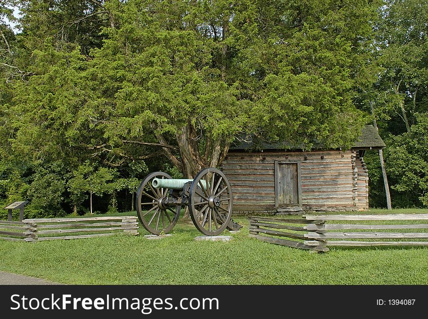 A view of the Civil War Battlefield at Chickamauga. A view of the Civil War Battlefield at Chickamauga