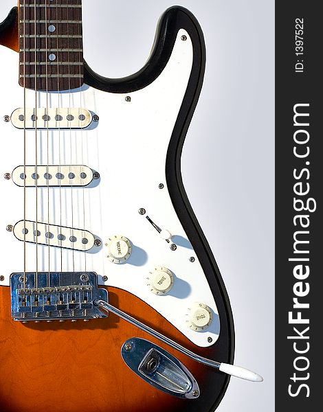 Cool looking electric rock guitar. Cool looking electric rock guitar