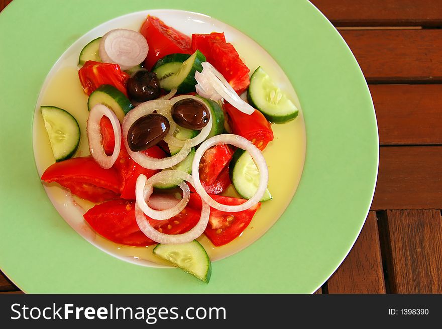 Fresh greek salad