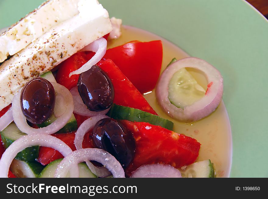 Fresh greek salad