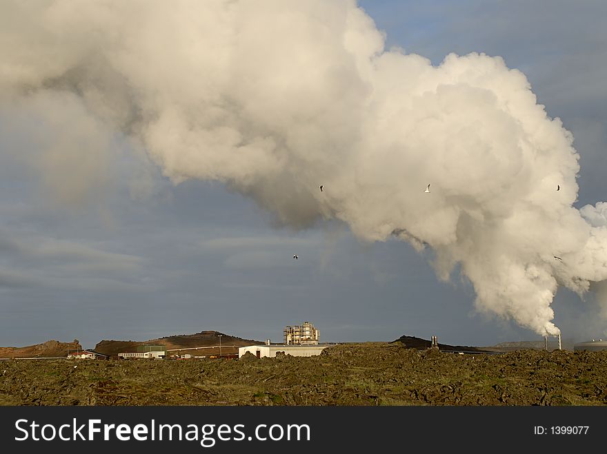 Heating Plant In Iceland