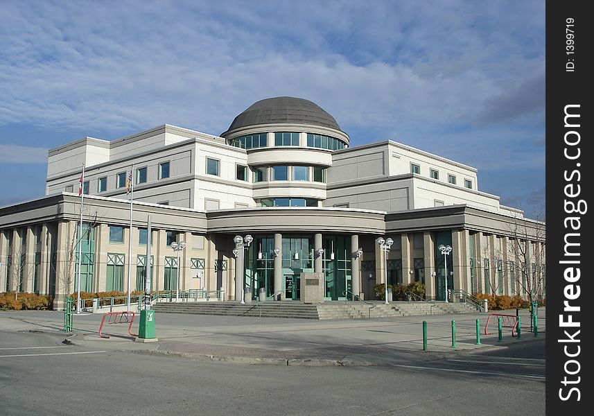 Modern Building Styled With A Dome