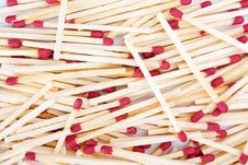 Pile Of Matches Stock Photo