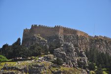 Acropolis Of Lindos. Royalty Free Stock Image Acropolis Of Lindos. Royalty Free Stock Image