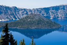 Crater Lake, Oregon Stock Image Crater Lake, Oregon Stock Image