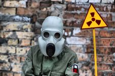 Nuclear Tourist Stock Image Nuclear Tourist Stock Image