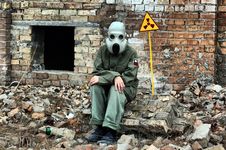 Nuclear Tourist Royalty Free Stock Image Nuclear Tourist Royalty Free Stock Image