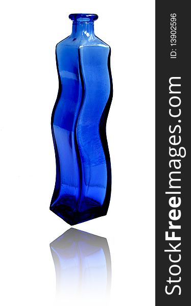 Blue Glass bottle