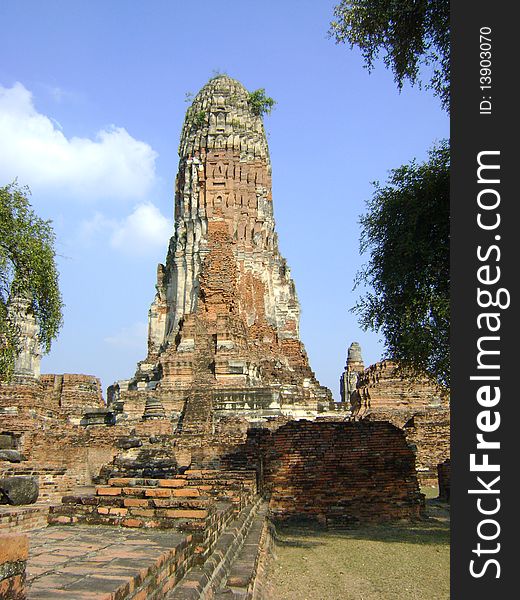 Pagoda Of Ayutthaya, Thailand