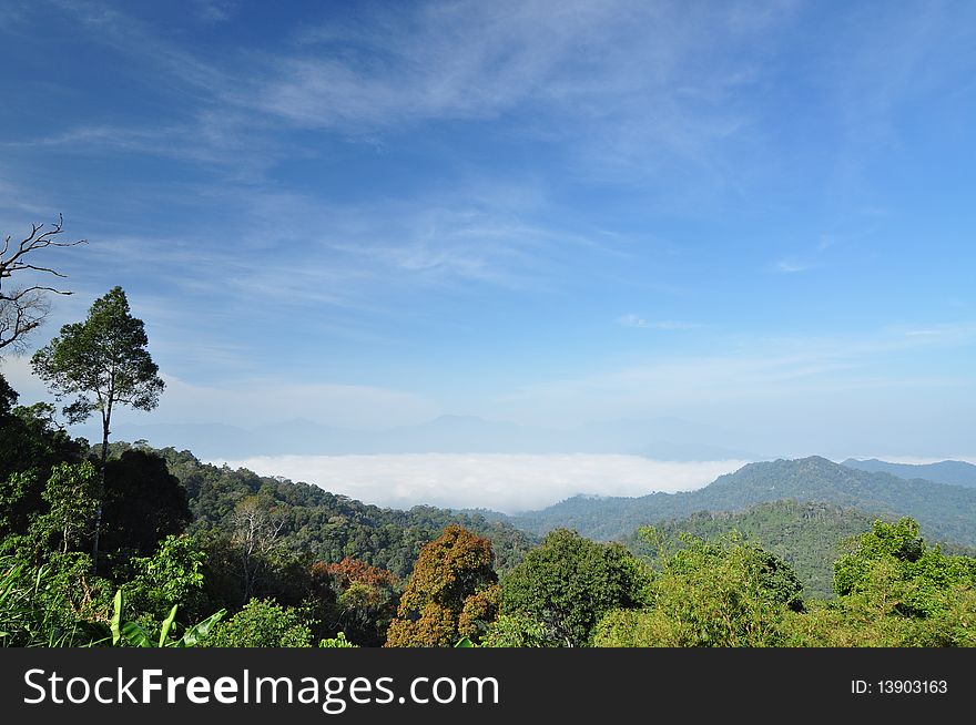 Kangkachan national park at petchaburi province in Thailand