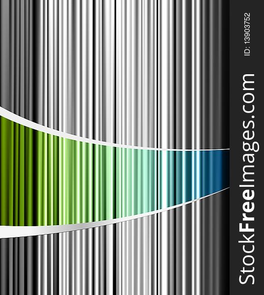 Colored stripe with place for your text. Vector art