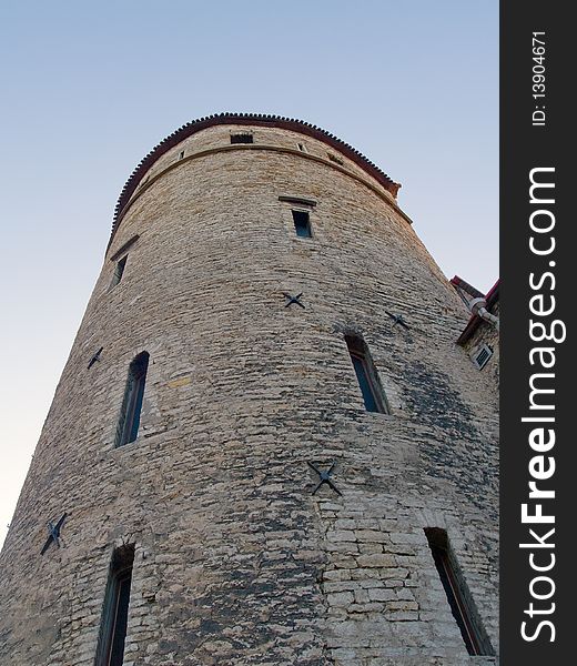 Fortification in medieval Tallinn, capital of Estonia, Baltic Republic